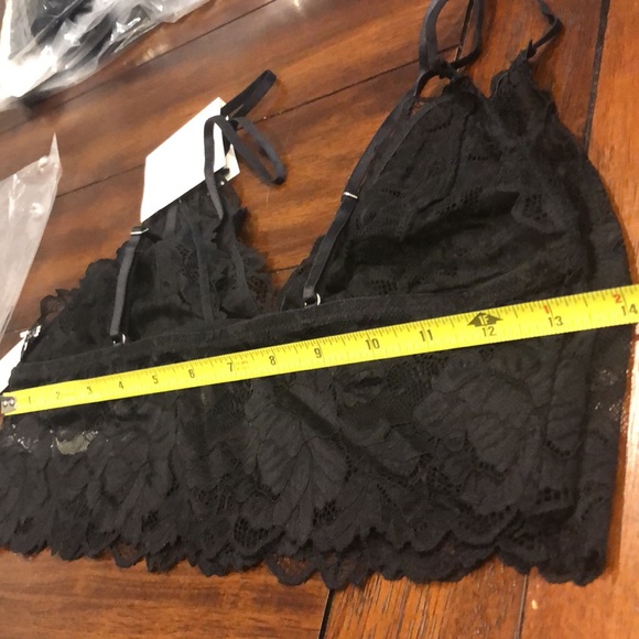 Free People Everyday Lace Longline 2 pack in Black Combo - Picture 9 of 10